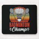 Recherche de badminton tapis souris Volant