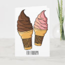 Recherche de cornet de crème glacée vœux cartes Gaufre