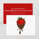 Recherche de fraise de chocolat invitations Pour elle
