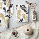 Zoek naar leaf cadeaupapier Zwart