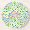 Recherche de joli dessous de verres Fleurs de printemps