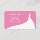 Recherche de robe nuptiale cartes visite Rose