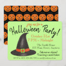 Recherche de citrouille de halloween invitations Jack o' lantern