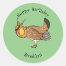 Recherche de poulet de bande dessinée autocollants Oiseau