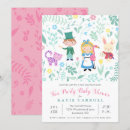 Recherche de fellation cartes invitations Pays des merveilles