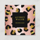 Recherche de léopard rose cartes visite Luxe