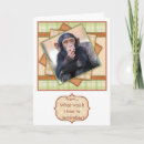 Zoek naar chimpansee verjaardagskaarten Dieren