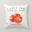 Recherche de tomate rouge coussins Drôle
