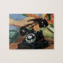 Recherche de téléphone puzzles Rétro