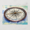 Recherche de boussole nautique cartes postales Mer