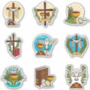 Recherche de premiers de communion autocollants Saint