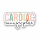 Zoek naar cardiologie stickers Sonografie van het hart