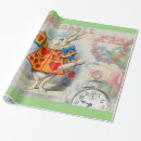 Zoek naar wit konijn cadeaupapier Wonderland