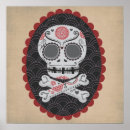 Recherche de crâne aztèque posters Mexicain