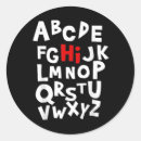 Recherche de lettre h autocollants Lettres