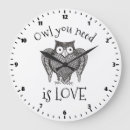 Recherche de la chouette horloges Amour
