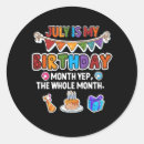 Zoek naar dag van de maand stickers Verjaardag