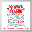 Zoek naar lezers posters Bibliotheek