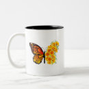 Recherche de papillon jaune tasses Monarque