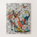 Zoek naar schoenen puzzels Mode