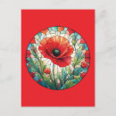 Zoek naar gebrandschilderd glas briefkaarten Bloemen