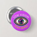 Recherche de visuellement badges Aveugle