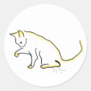 Recherche de dessin de chat autocollants Animaux