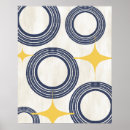Zoek naar geel en blauw posters Boho