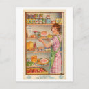 Recherche de pour manger cartes postales Vintage