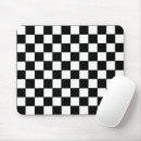 Recherche de damier noir et blanc tapis souris À damiers
