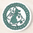 Recherche de knotwork dessous de verres Vert