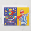 Zoek naar superhero party uitnodigingen Superheld