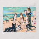 Recherche de chaton vintage cartes postales Unique