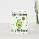 Recherche de avocado anniversaire cartes Mignon