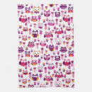 Recherche de hibou coloré cuisine linges Animal