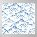 Zoek naar de van het berglandschap posters Illustratie