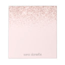 Recherche de scintillement blocsnotes Rose