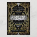 Recherche de grandes gatsby mariage invitations De vintage