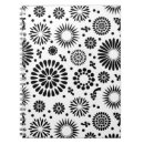 Recherche de motif floral carnets Noir et blanc