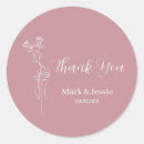 Zoek naar roze en wit huwelijk stickers Minimalistisch