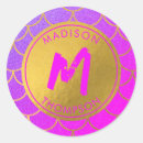 Recherche de rose métallique autocollants Glam