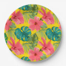 Recherche de hibiscus paper assiettes Luau