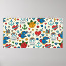 Zoek naar ankers posters Patroon