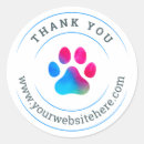 Recherche de paw petits autocollants Dogs