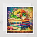 Recherche de chapitre vœux cartes Pile de livres