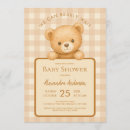 Recherche de ourson baby shower invitations Ours en peluche