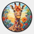 Recherche de zoo autocollants Girafe