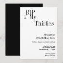 Recherche de sur 30 ans anniversaire invitations Mort à ma jeunesse