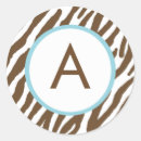 Recherche de monogramme animal autocollants Sauvage