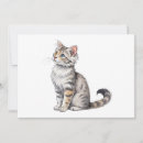 Recherche de peinture de chat invitations Aquarelle